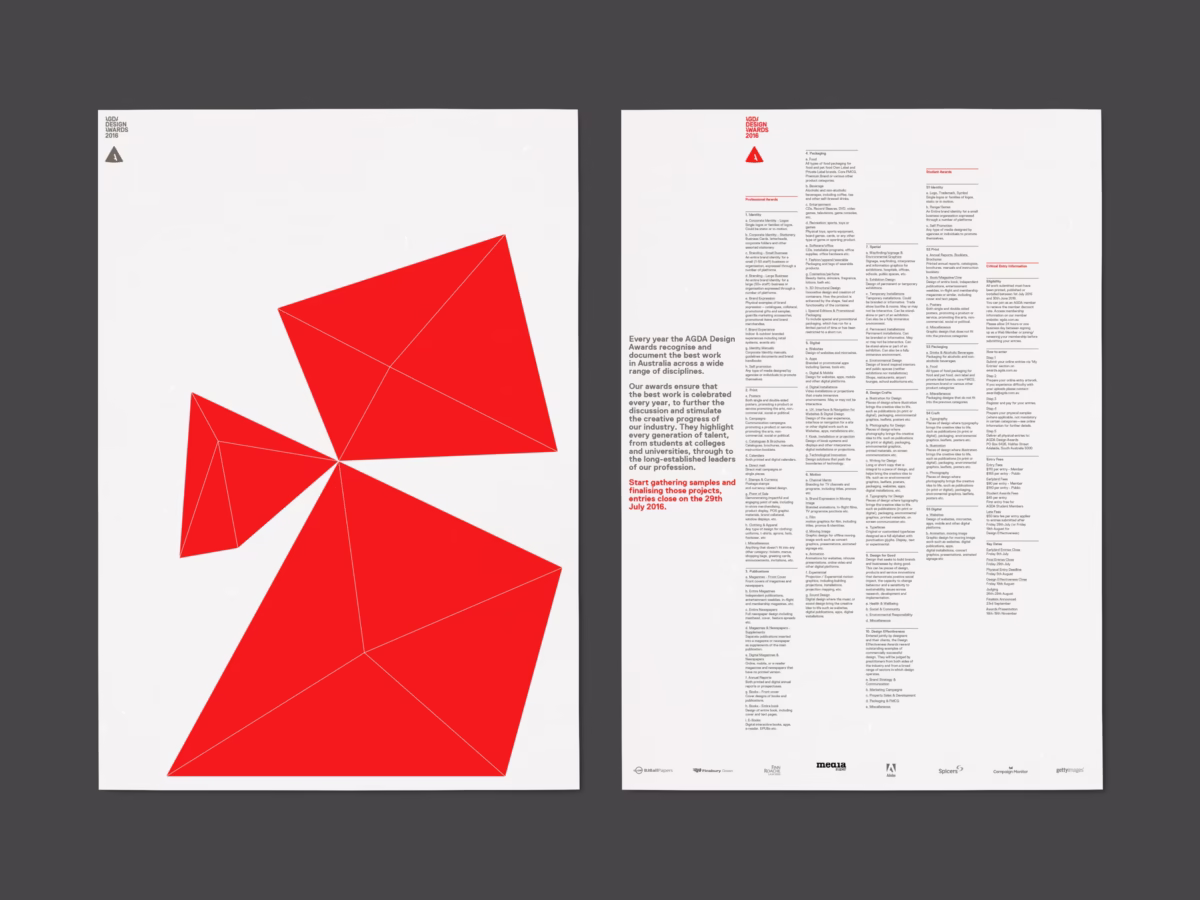 AGDA Awards 2016